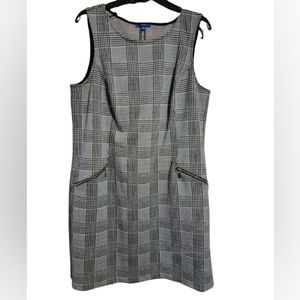 Plaid Jumper Dress-pockets!